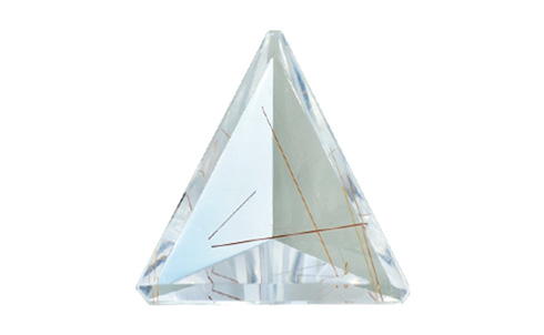 Quarz mit Rutilnadeln