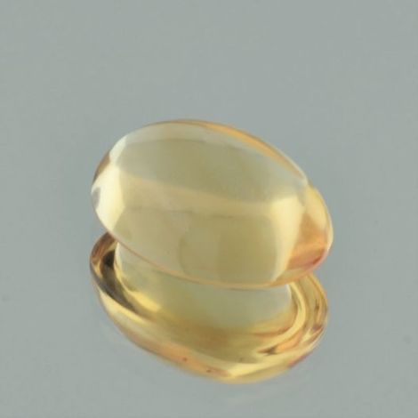 Citrine cabochon oval light yellow 12.31 ct