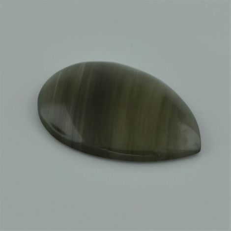 Moosachat Chalcedony cabochon pear 54.34 ct