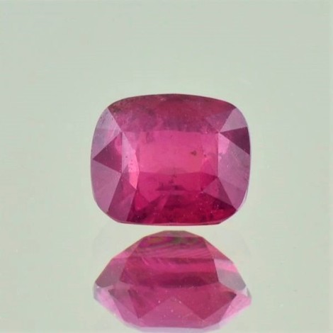 Ruby cushion red unheated 2.26 ct.
