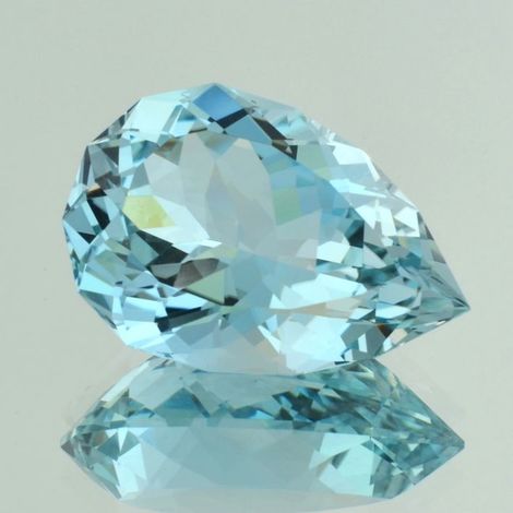 Topaz pear light blue untreated 41.87 ct