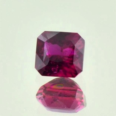 Ruby octagon red unheated 1.59 ct