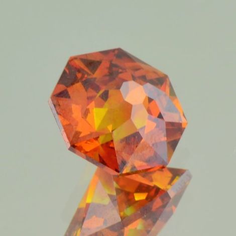 Sphalerit octagon-design orange 8,43 ct