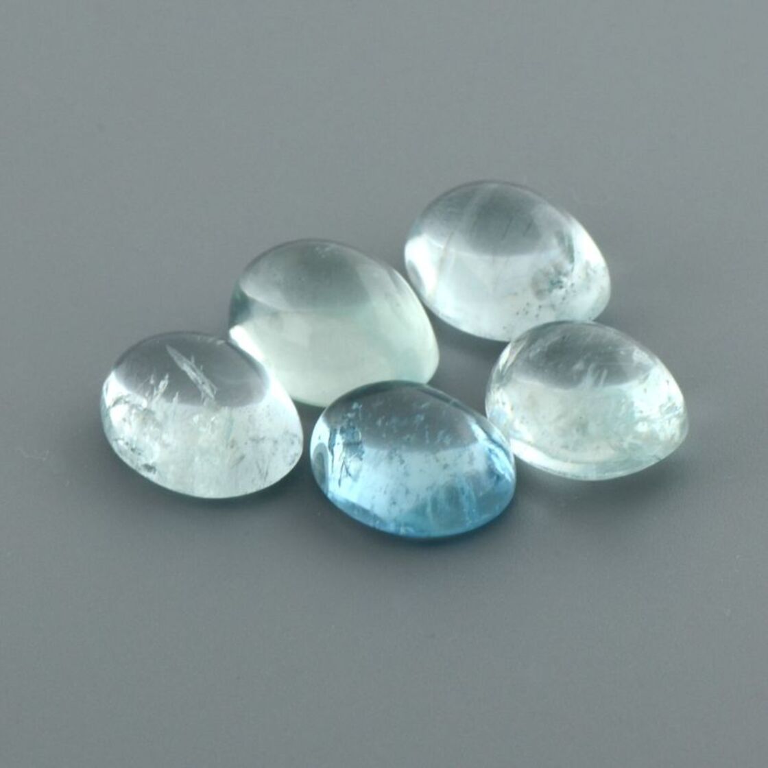 Aquamarine Lot cabochons oval 32.57 ct