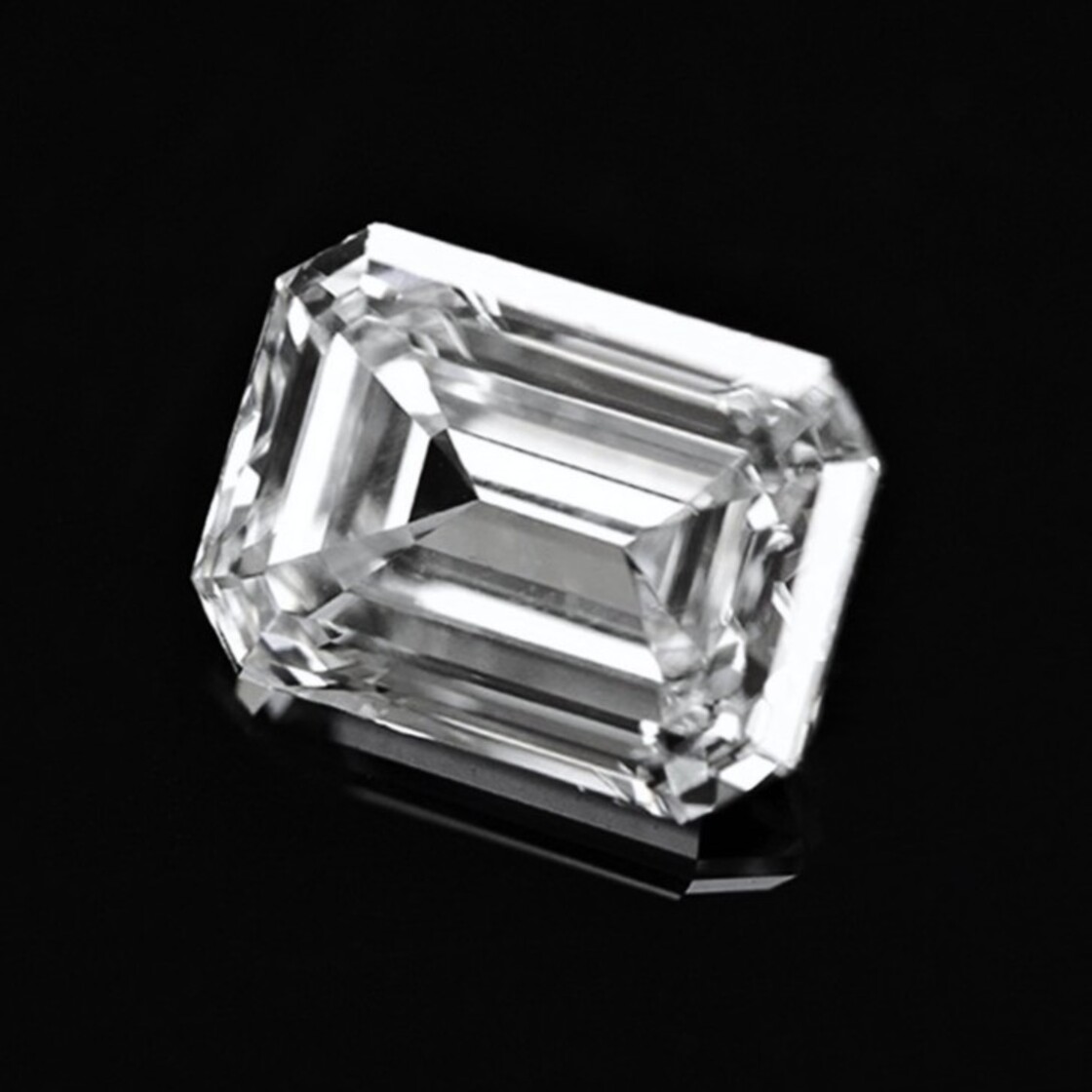 Diamond octagon feines white G loupe clean 1.01 ct