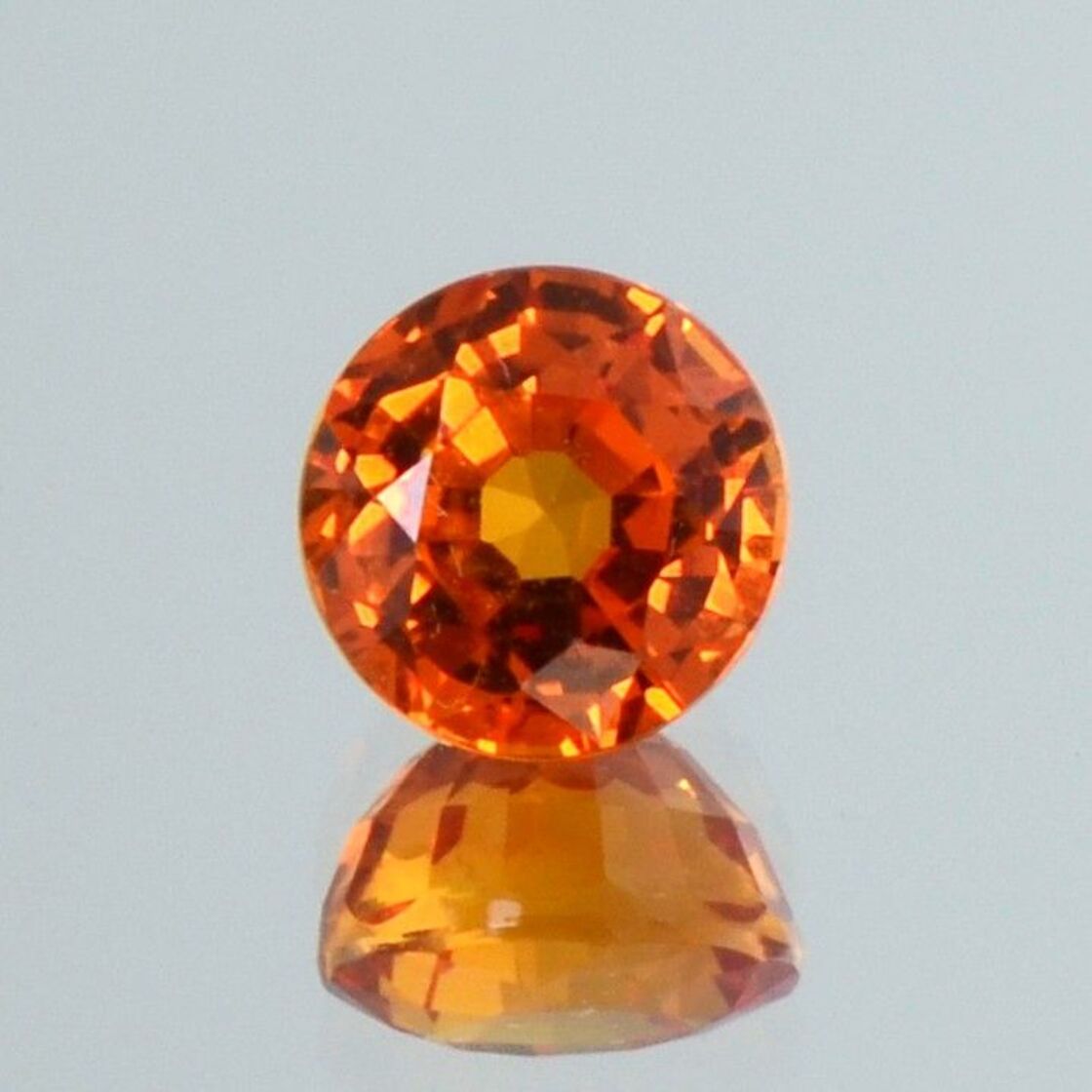 Mandarin-Granat rund orange 2,05 ct