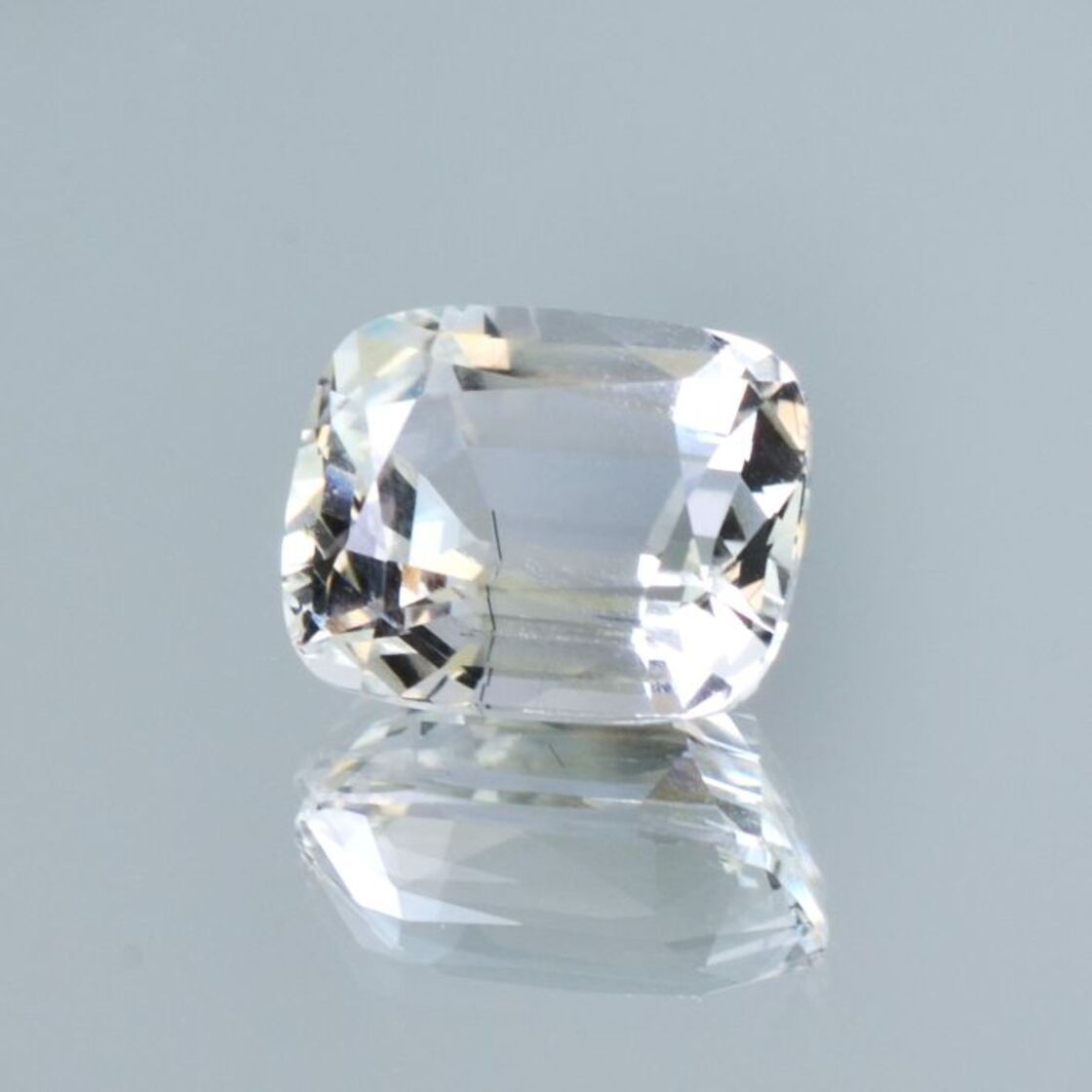 Topaz cushion colorless untreated 9.74 ct