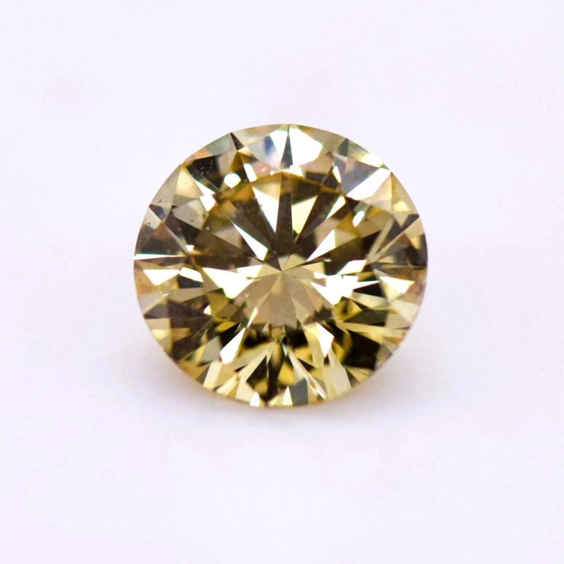 Farbdiamant Brillant champagne si1 0,25 ct