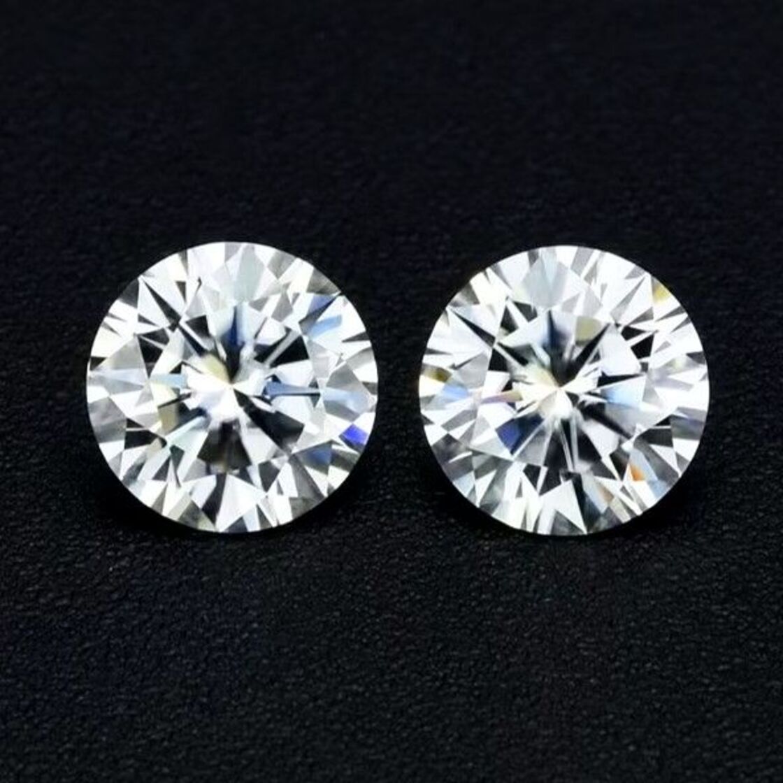 Diamanten Duo hochfeines Weiss D lupenrein 0,40 ct.
