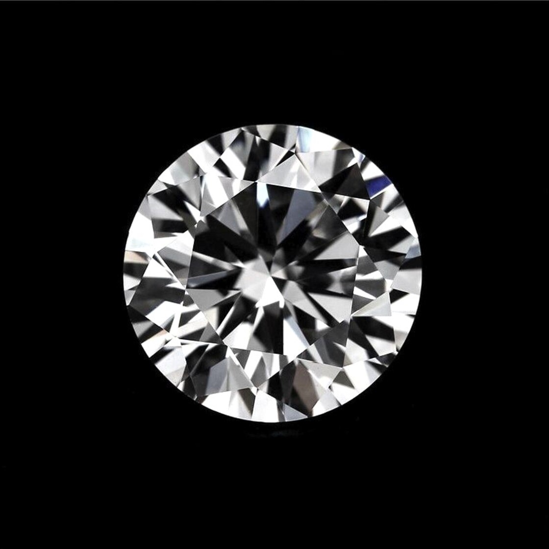 Diamond round brilliant hochfeines white (D) loupe clean 0.20 ct