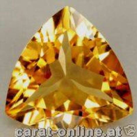 Citrin, Triangel facettiert (14,32 ct.) aus Brasilien (Minas Gerais) Citrin, Triangel facettiert (14,32 ct.) aus Brasilien (Minas Gerais)