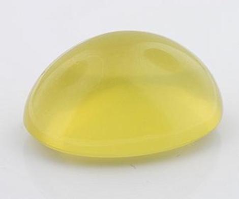 Lemon-Quarz, Oval Cabochon (49,46 ct.) aus Brasilien