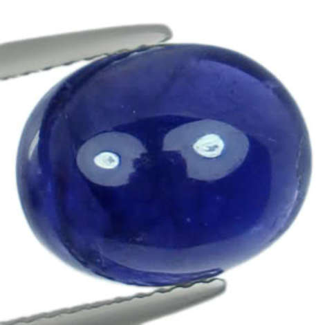 Saphir, Oval Cabochon (4,04 ct.) aus Sri Lanka Saphir, Oval Cabochon (4,04 ct.) aus Sri Lanka