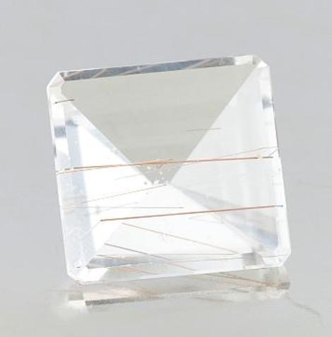 Rutilquarz, Achteck facettiert (21,25 ct.) aus Brasilien