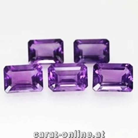 Amethyst Lot Octagon ca. 3,4 ct Amethyst Lot Octagon ca. 3,4 ct