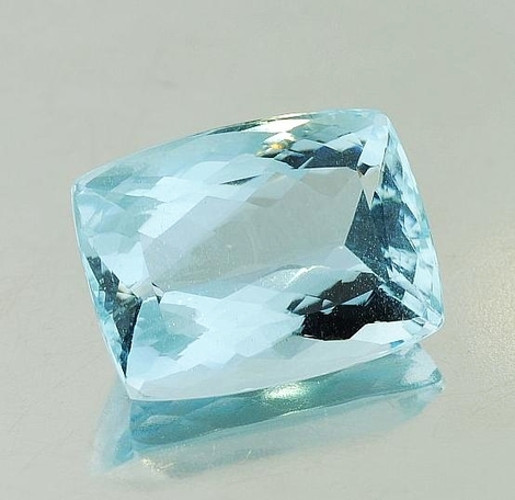 Aquamarin, Antik facettiert (14,36 ct.) aus Brasilien (Minas Gerais) Aquamarin, Antik facettiert (14,36 ct.) aus Brasilien (Minas Gerais)