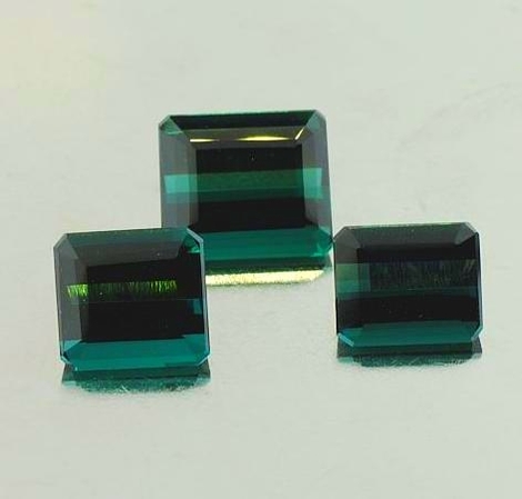 Turmalin Lot, Achteck facettiert (8,39 ct.) aus Brasilien Turmalin Lot, Achteck facettiert (8,39 ct.) aus Brasilien