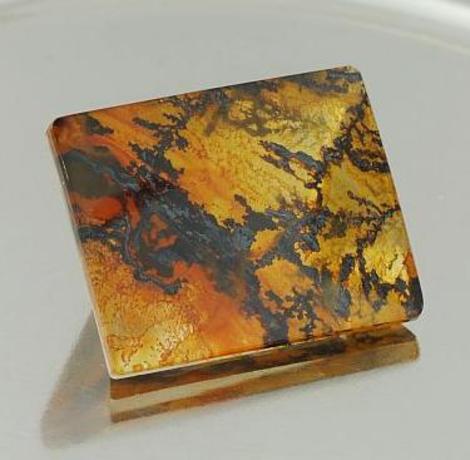 Dendritenquarz, Rechteck facettiert (43,12 ct.) aus Brasilien Dendritenquarz, Rechteck facettiert (43,12 ct.) aus Brasilien