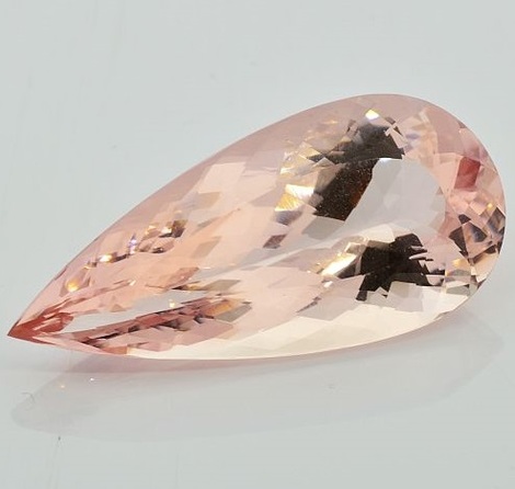 Morganite pear 44.34 ct