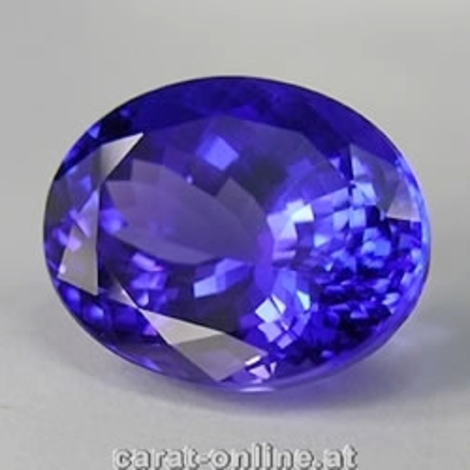 Tansanit, Oval facettiert (4,65 ct.) aus Tansania (Merelani Hills) Tansanit, Oval facettiert (4,65 ct.) aus Tansania (Merelani Hills)