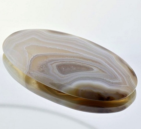 Achat, Oval Cabochon (87,72 ct.) aus Botswana Achat, Oval Cabochon (87,72 ct.) aus Botswana