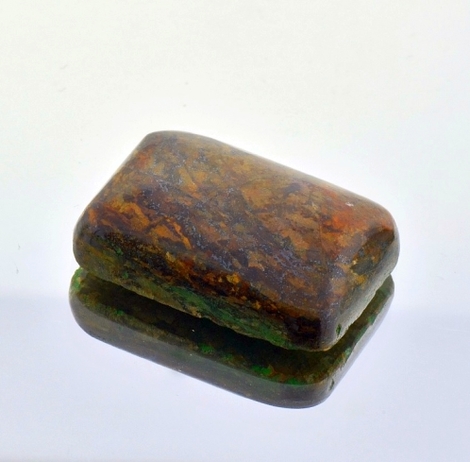 Bronzit, Rechteck Cabochon (46,23 ct.) aus Afrika Bronzit, Rechteck Cabochon (46,23 ct.) aus Afrika