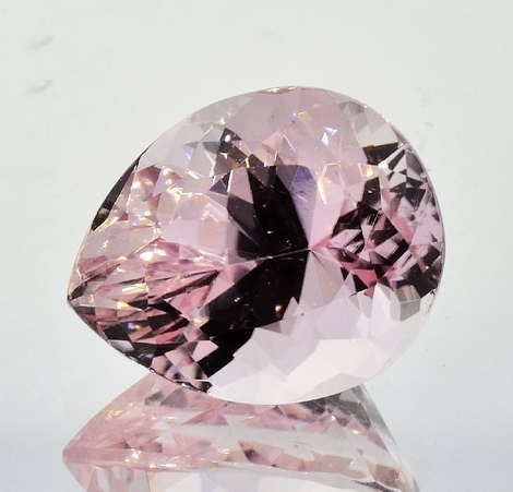 Tourmaline pear pink 14.54 ct