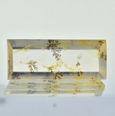 Dendritenquarz, Rechteck Tafelschliff (72,20 ct.) aus Brasilien Dendritenquarz, Rechteck Tafelschliff (72,20 ct.) aus Brasilien