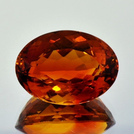 Citrin, Oval facettiert (33,82 ct.) aus Brasilien Citrin, Oval facettiert (33,82 ct.) aus Brasilien