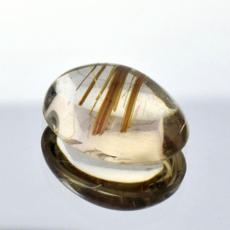 Rutilated Quartz cabochon oval 12.33 ct