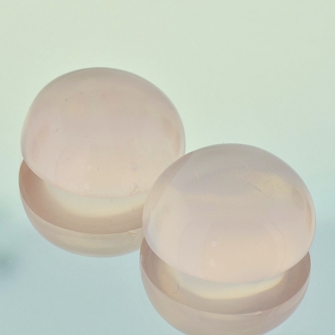 Rosenquarz Duo Cabo rund 55,58 ct Rosenquarz Duo Cabo rund 55,58 ct