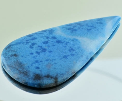 Jaspis Tropfen blau 144,66 ct Jaspis Tropfen blau 144,66 ct