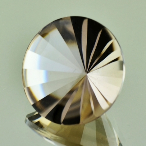 Rauchquarz, Design-Rund facettiert (15,95 ct.) aus Brasilien