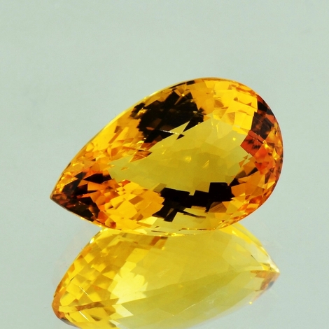 Citrine pear-checkerboard 15.17 ct Citrine pear-checkerboard 15.17 ct