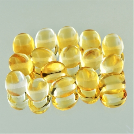 Citrin Lot Cabochon oval 57,17 ct Citrin Lot Cabochon oval 57,17 ct