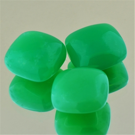 Chrysopras Lot, Antikquadrat (34,93 ct.) aus Brasilien Chrysopras Lot, Antikquadrat (34,93 ct.) aus Brasilien