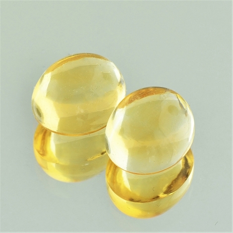 Citrin Duo Cabochon oval 12,92 ct Citrin Duo Cabochon oval 12,92 ct