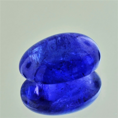 Tansanit, Oval Cabochon (16,67 ct.) aus Tansania (Merelani Hills) Tansanit, Oval Cabochon (16,67 ct.) aus Tansania (Merelani Hills)