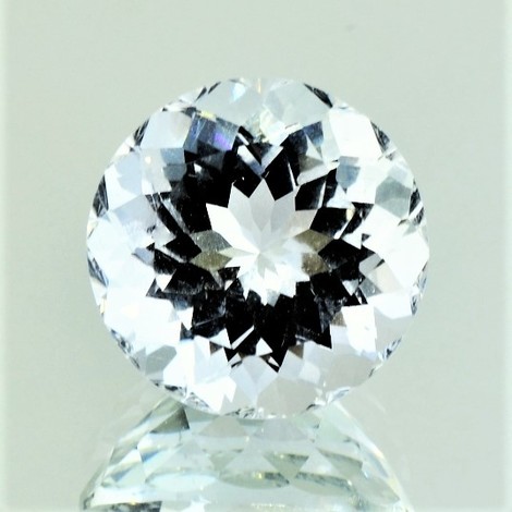 Goshenit, Rund facettiert (13,24 ct.) aus Brasilien (Minas Gerais) Goshenit, Rund facettiert (13,24 ct.) aus Brasilien (Minas Gerais)