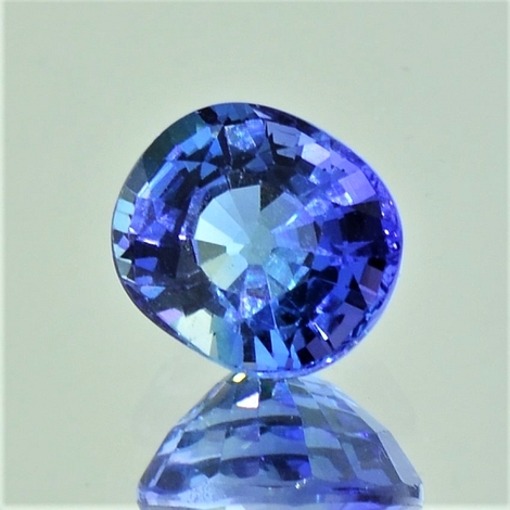 Tansanit, Oval facettiert (3,05 ct.) aus Tansania (Merelani Hills) Tansanit, Oval facettiert (3,05 ct.) aus Tansania (Merelani Hills)