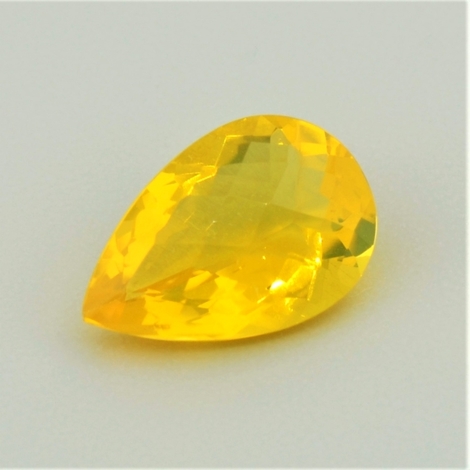Feueropal Tropfen-Schachbrett gelb 3,56 ct Feueropal Tropfen-Schachbrett gelb 3,56 ct