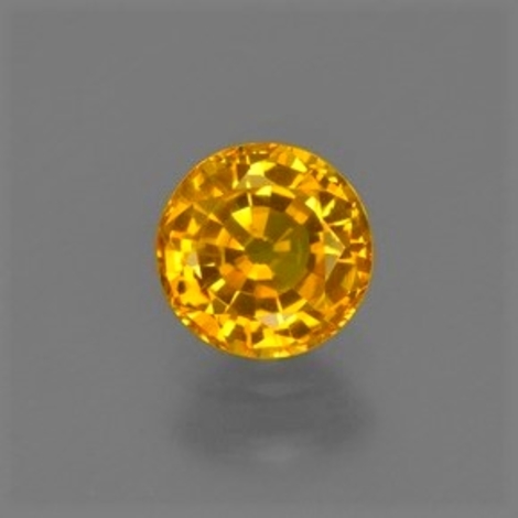 Sapphire round golden yellow 0.75 ct Sapphire round golden yellow 0.75 ct