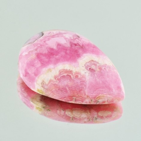 Rhodochrosit Cabochon Tropfen rosa 39,71 ct Rhodochrosit Cabochon Tropfen rosa 39,71 ct