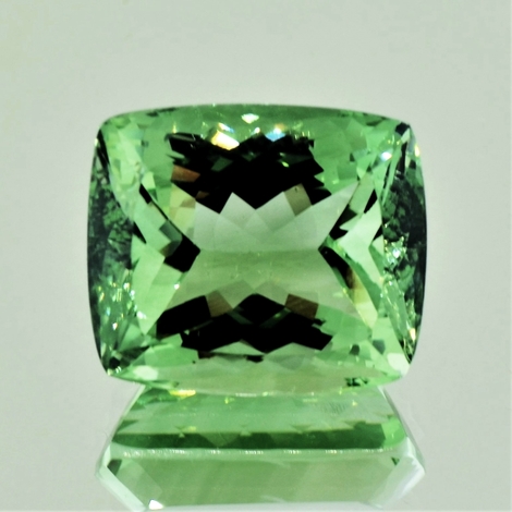 Prasiolith, Antik facettiert (25,37 ct.) aus Brasilien (Rio Grande do Sul) Prasiolith, Antik facettiert (25,37 ct.) aus Brasilien (Rio Grande do Sul)