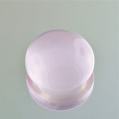 Rosenquarz, Rund Cabochon (28,31 ct.) aus Madagaskar Rosenquarz, Rund Cabochon (28,31 ct.) aus Madagaskar