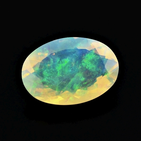 Edelopal, Oval facettiert (3,50 ct.) aus Äthiopien (Welo) Edelopal, Oval facettiert (3,50 ct.) aus Äthiopien (Welo)