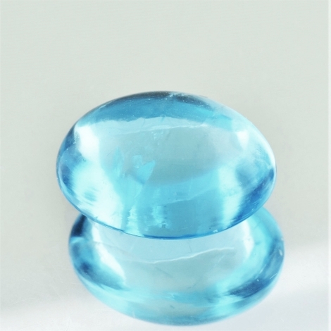 Blautopas Cabochon oval 17,35 ct Blautopas Cabochon oval 17,35 ct
