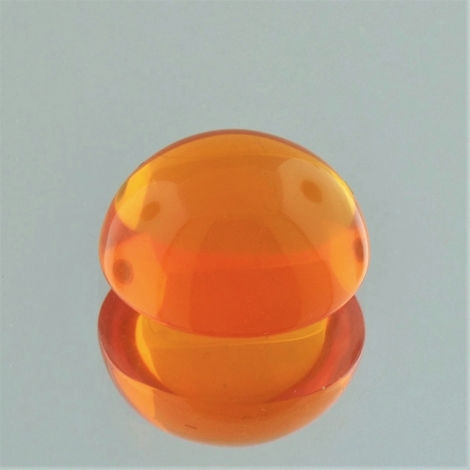 Feueropal, Oval Cabochon (7,36 ct.) aus Brasilien (Rio Grande do Sul) Feueropal, Oval Cabochon (7,36 ct.) aus Brasilien (Rio Grande do Sul)