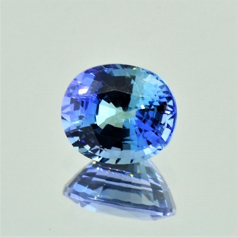 Tansanit, Oval facettiert (2,60 ct.) aus Tansania (Merelani Hills) Tansanit, Oval facettiert (2,60 ct.) aus Tansania (Merelani Hills)