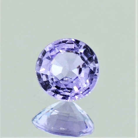 Saphir, Rund facettiert (0,69 ct.) aus Sri Lanka Saphir, Rund facettiert (0,69 ct.) aus Sri Lanka